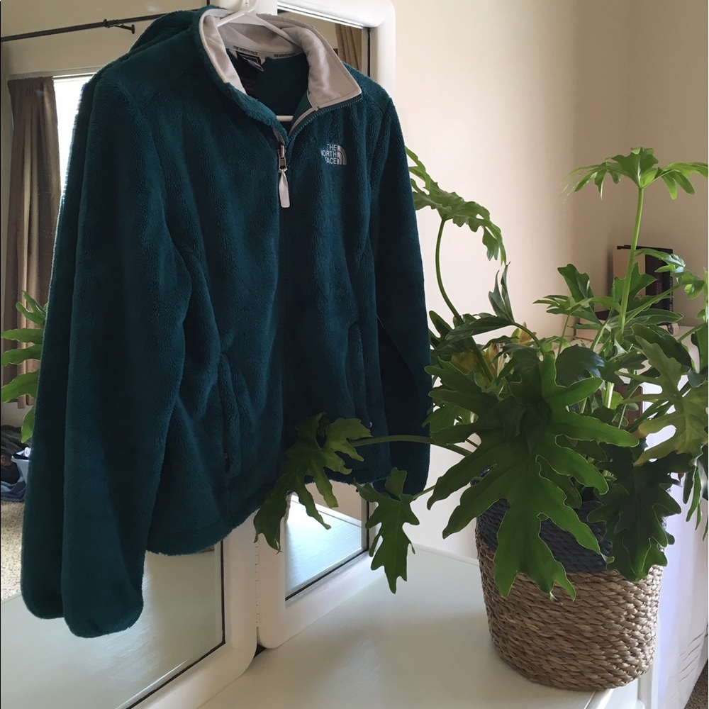Teal Northface Fleece Jacket