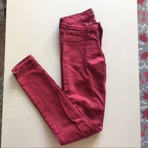 Red Skinny Jeans