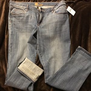 NWT- straight leg jeans
