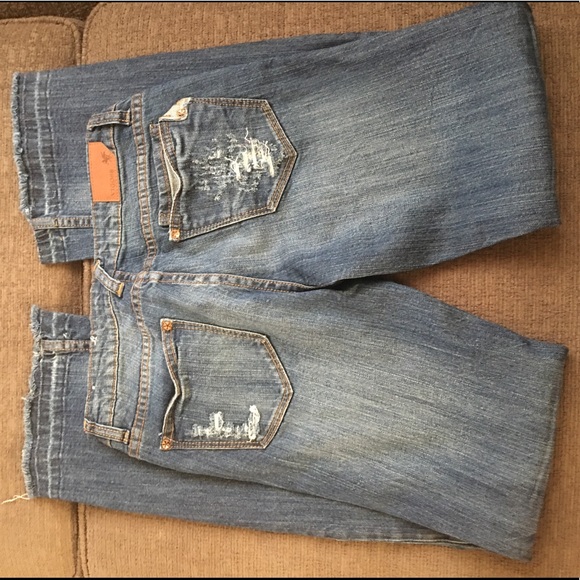 vigoss destroyed stretch flare jean size 3 - Picture 3 of 5