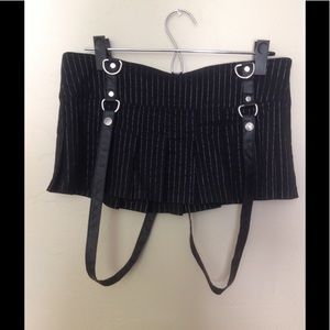 Lip Service Clothing, fetish/bondage mini skirt