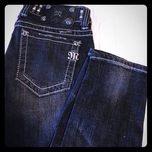 MISS ME grey distressed skinny jeans