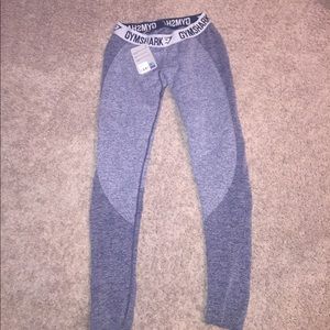 Both of my gym shark leggings lilac and white