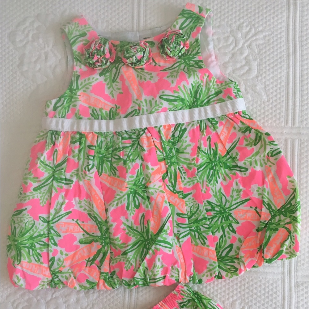 Lilly Pulitzer Nibbles Dress and Bloomers. NWOT