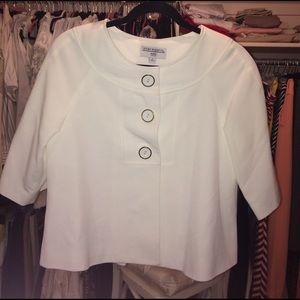 Elegant and classic white jacket