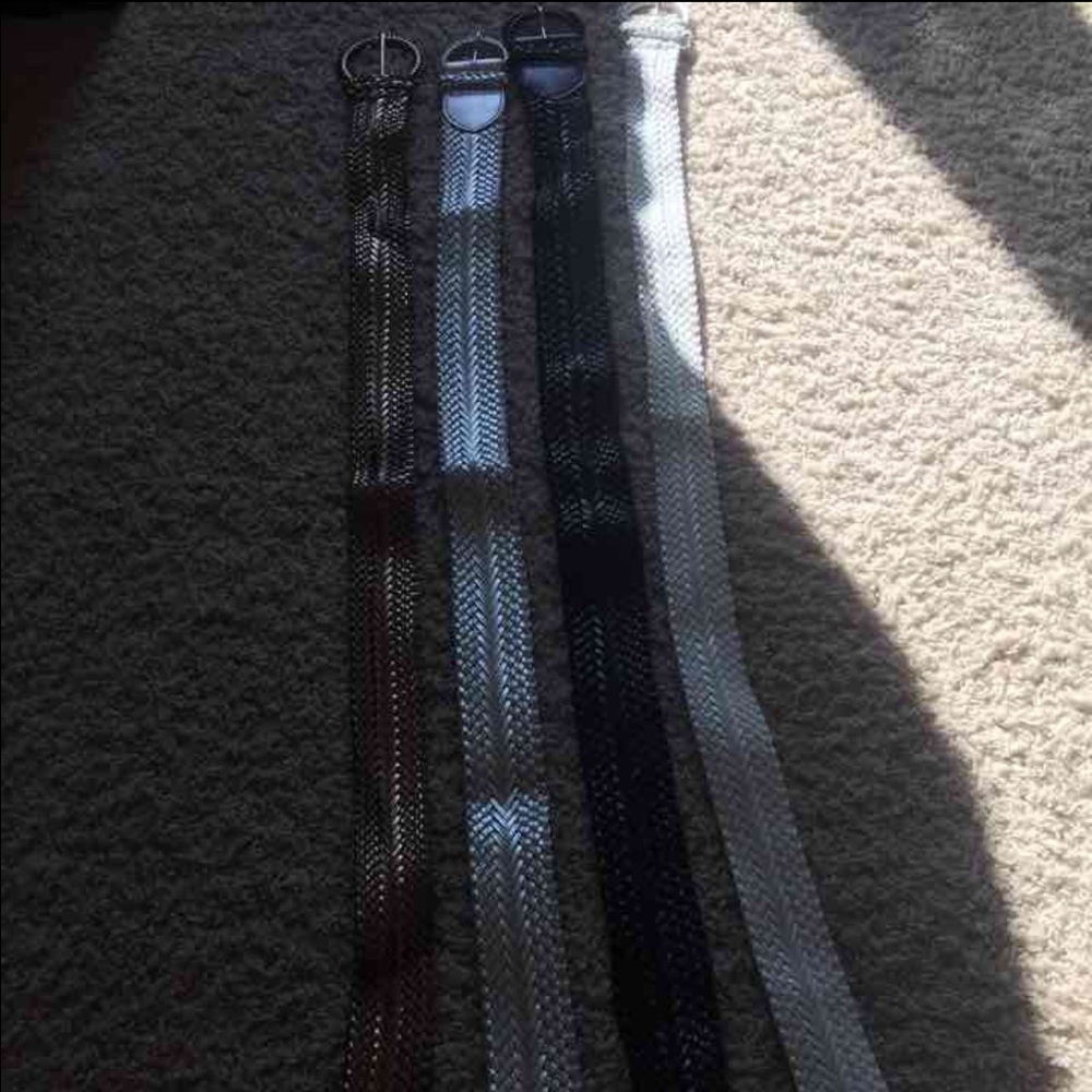 4 belts 4 different colors