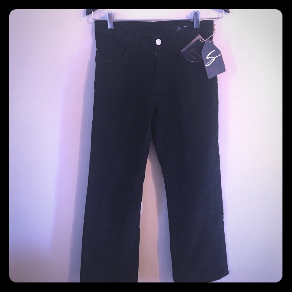 NWT Seven 7 black corduroy 100% cotton pants