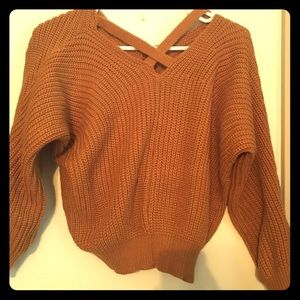 Sweater crop top