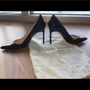 Manolo Blahnik Patent BB Pumps