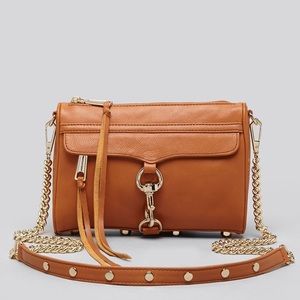 Rebecca Minkoff Mini Mac Crossbody in Almond