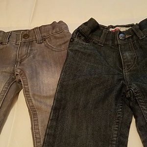 Bundle of 2 NWOT pairs of toddler jeans