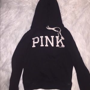 pink hoodie