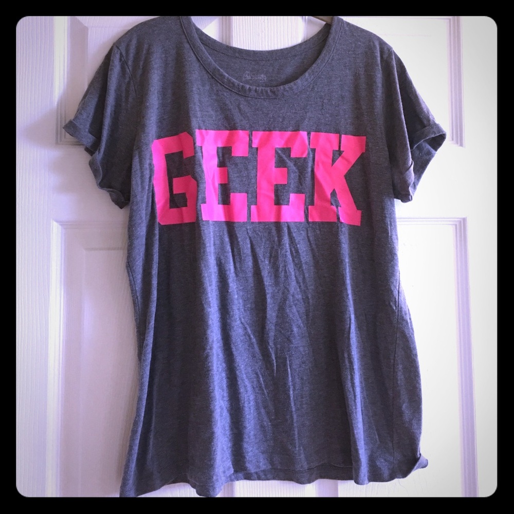 SOLD City Streets Geek Grey Pink TShirt