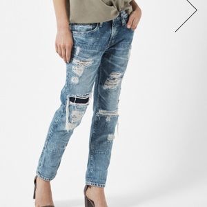 NWOT Big Star Billy Boyfriend Crop Jeans