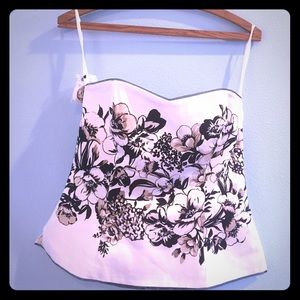 WHBM Corset Style Top Size 6