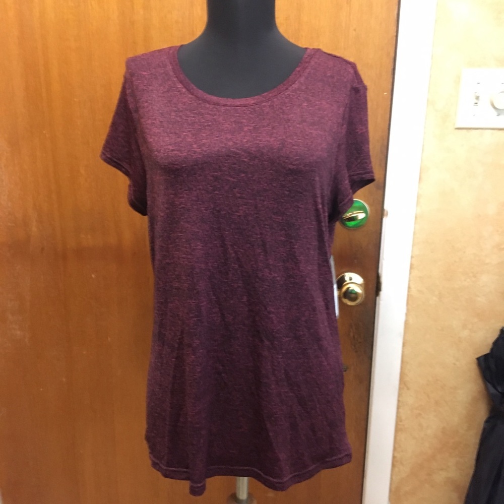 Burgundy top