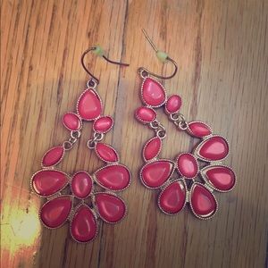 Coral earrings