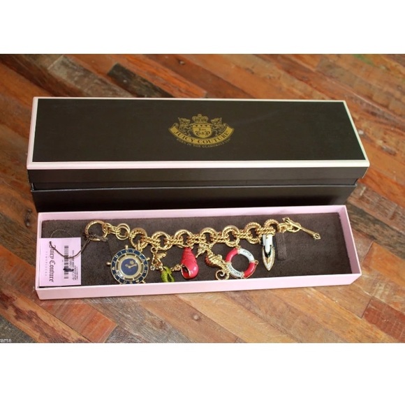 BNWT Juicy Couture Nautical Charm Bracelet / Watch - Picture 2 of 8