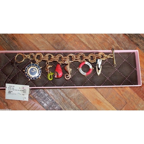 BNWT Juicy Couture Nautical Charm Bracelet / Watch - Picture 4 of 8
