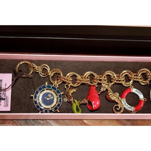 BNWT Juicy Couture Nautical Charm Bracelet / Watch - Picture 5 of 8