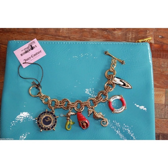BNWT Juicy Couture Nautical Charm Bracelet / Watch - Picture 7 of 8