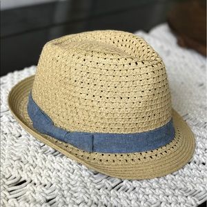 Straw fedora
