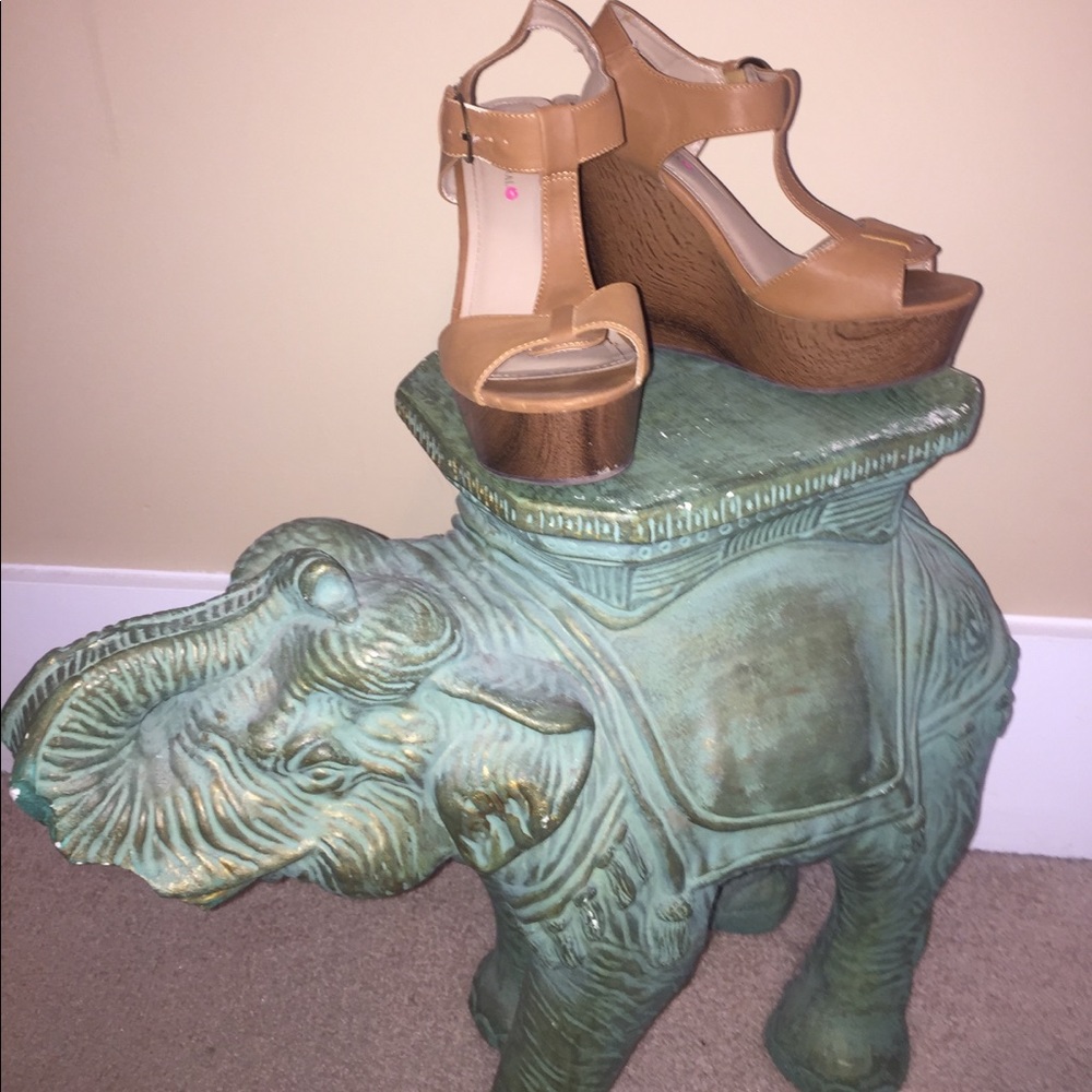 Body Central Wood Wedges