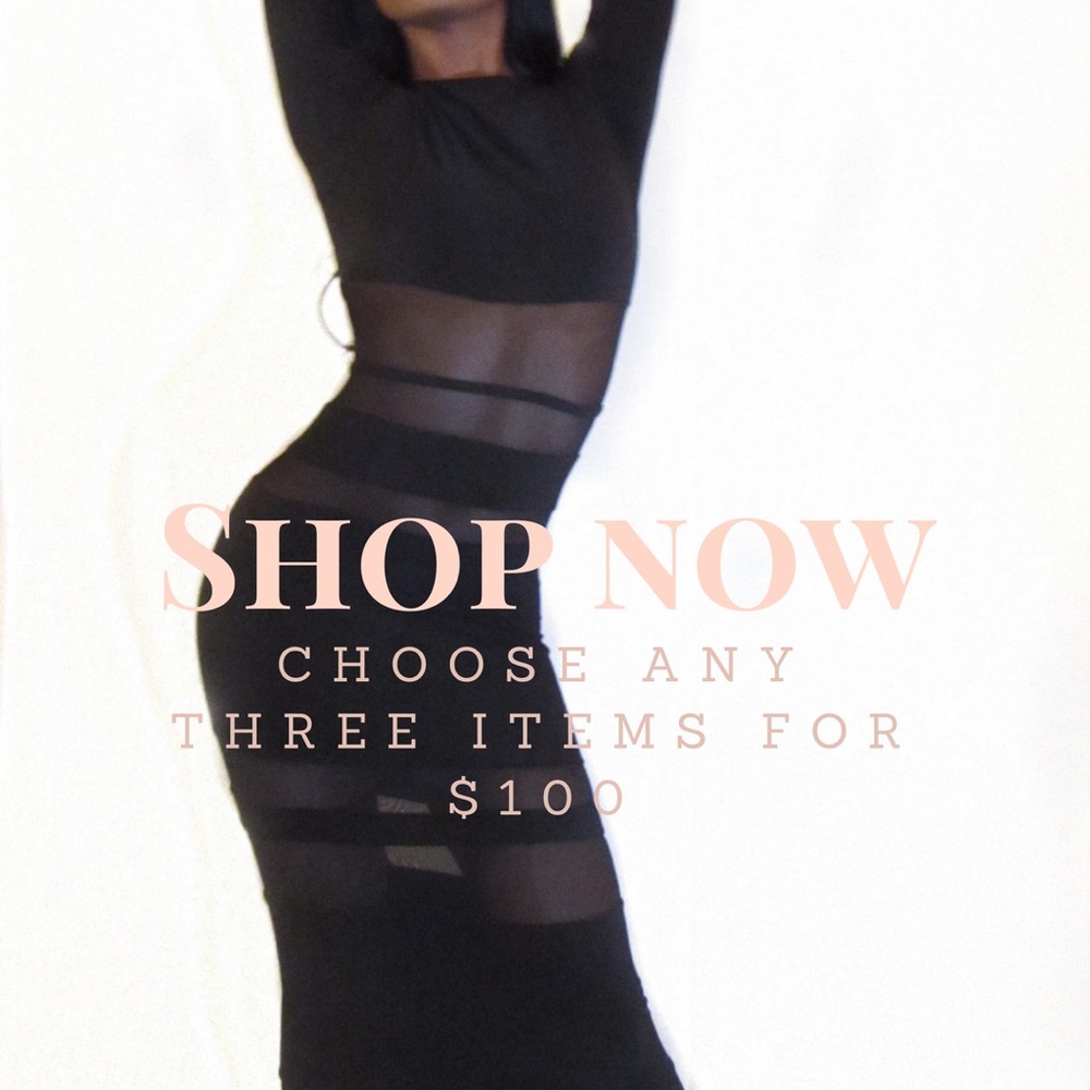 Any three items from the boutique.