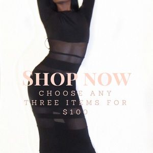 Any three items from the boutique.