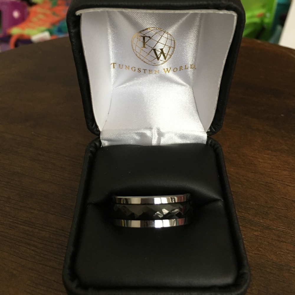 Men's Tungsten Turntable Ring