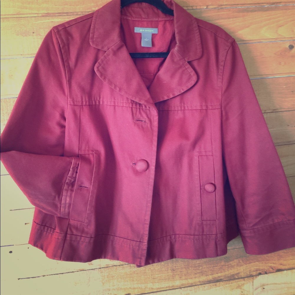 Jacket brick red