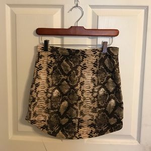 Snakeskin Skirt