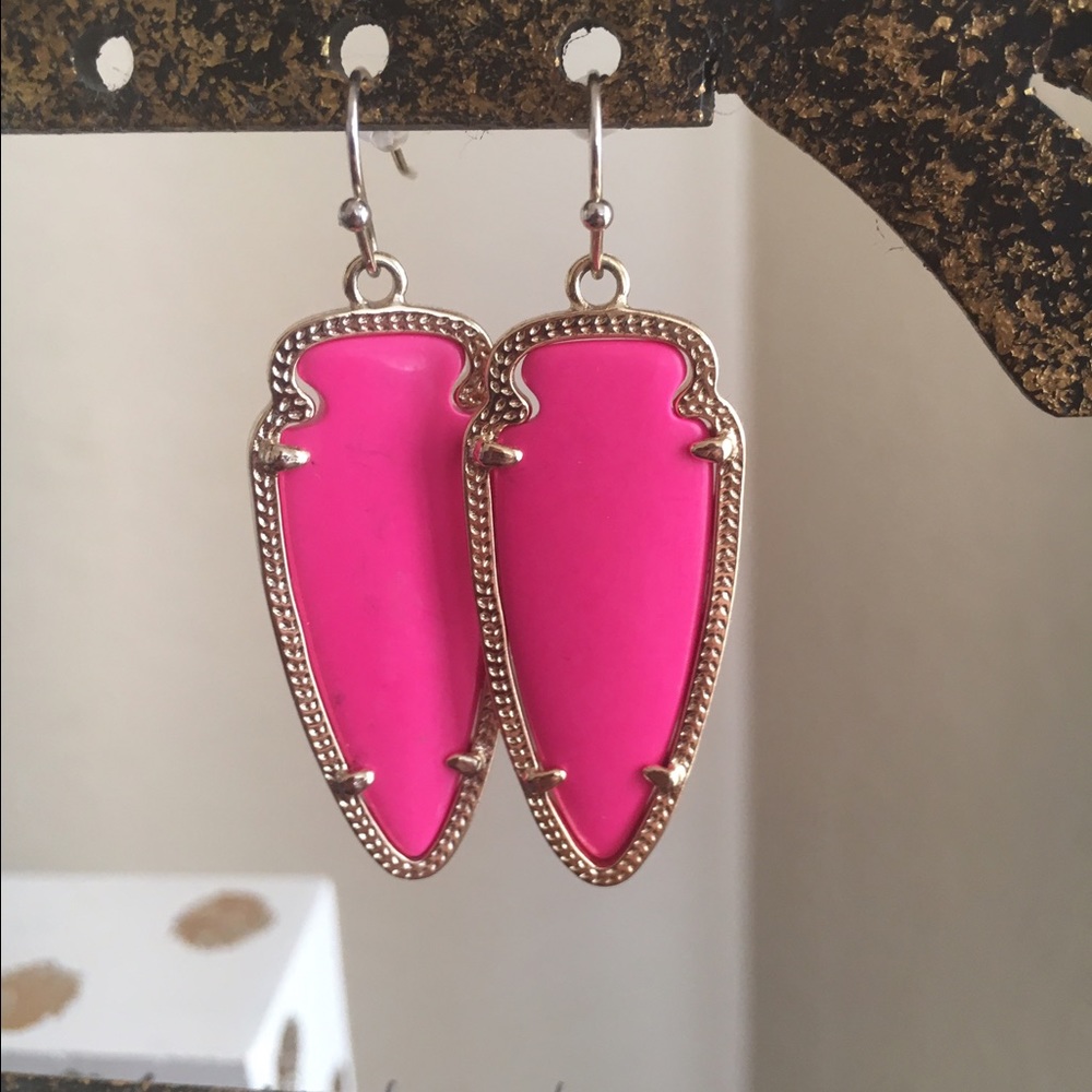 Kendra Scott Hot Pink Sky Earrings