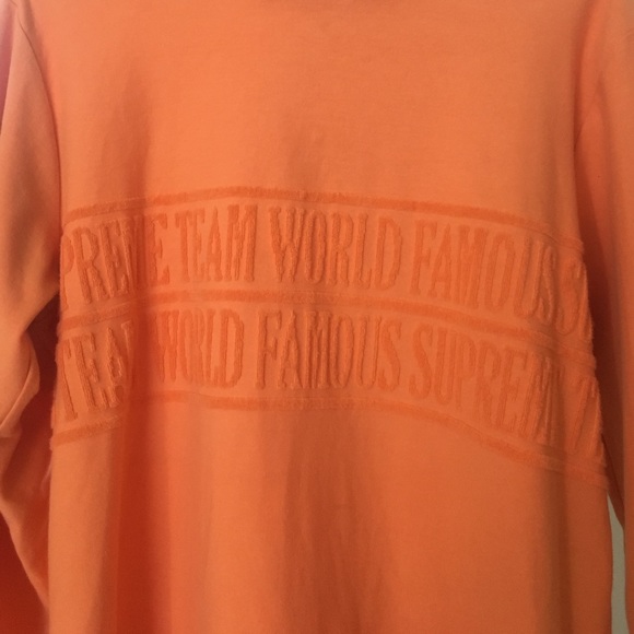 Supreme Sweaters - Supreme coral long sleeve crew neck. ⚡️ Supreme Sweaters - Supreme coral long sleeve crew neck. ⚡️