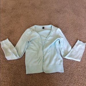 H&M Mint LS Cardigan