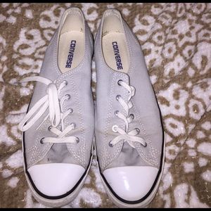 Gray women's converse