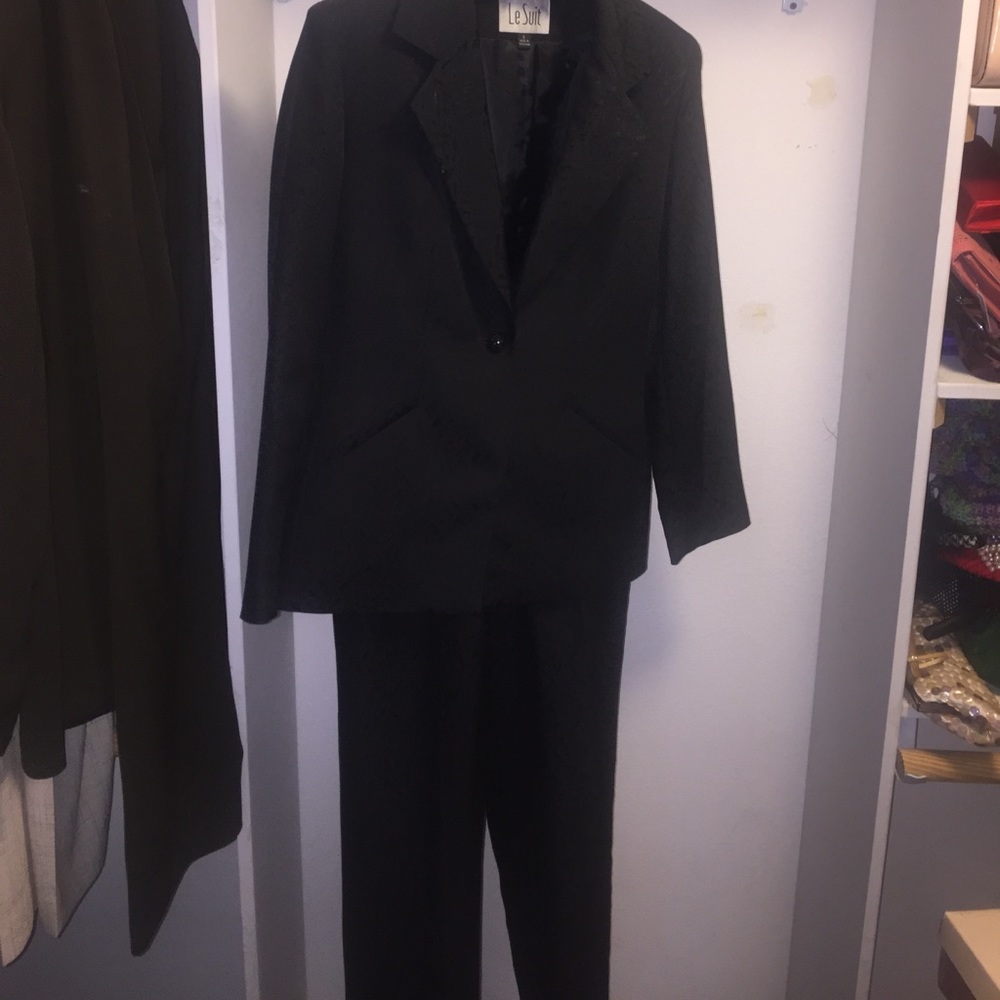 Black pantsuit