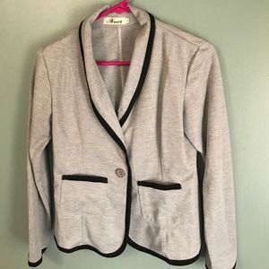 Grey/Black blazer
