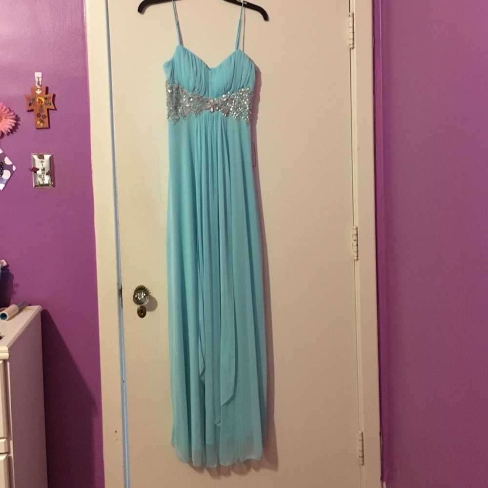 Blue formal/ prom dress