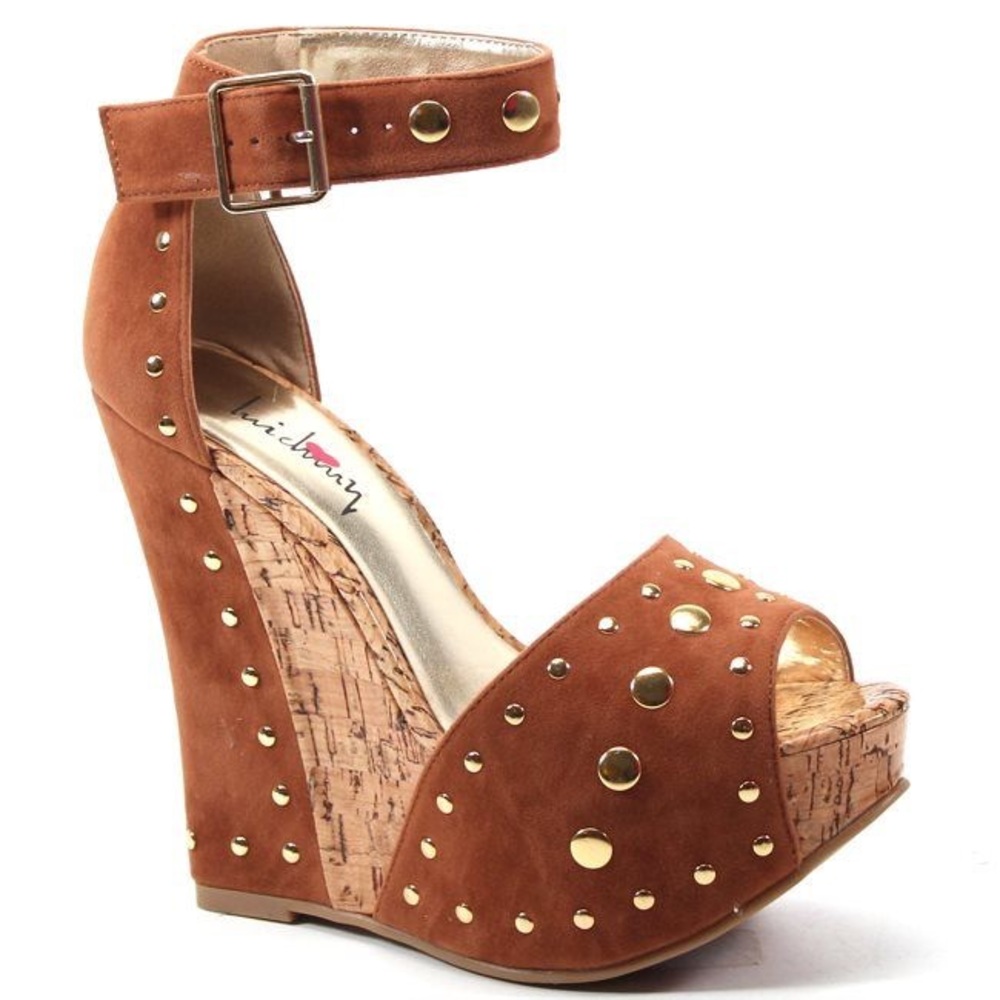 Luichiny nude wedges