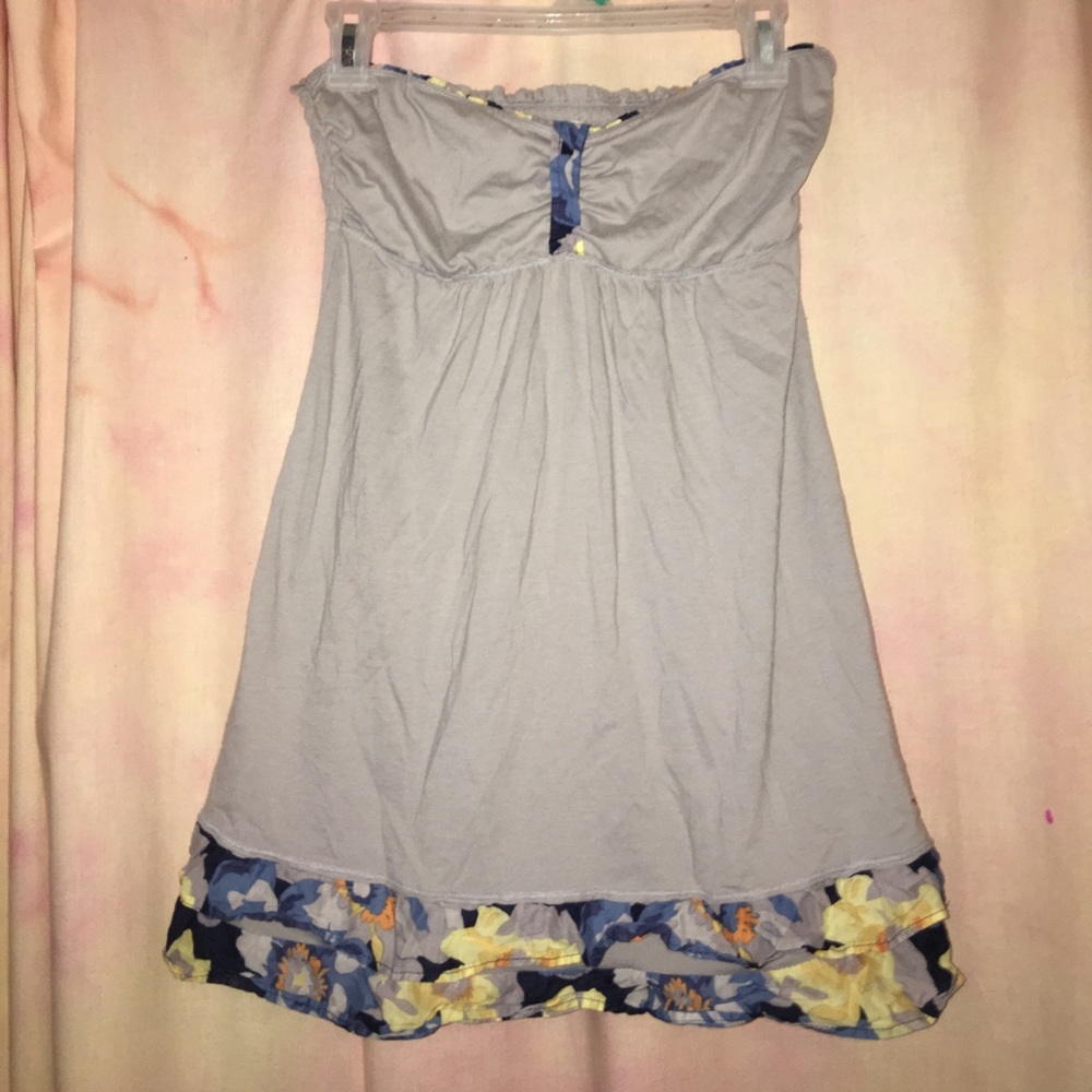Strapless shirt