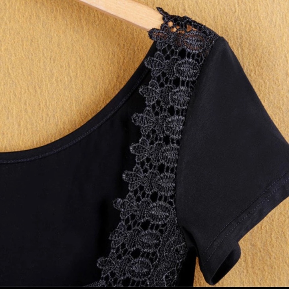 Black Corset Shirt - Picture 3 of 6