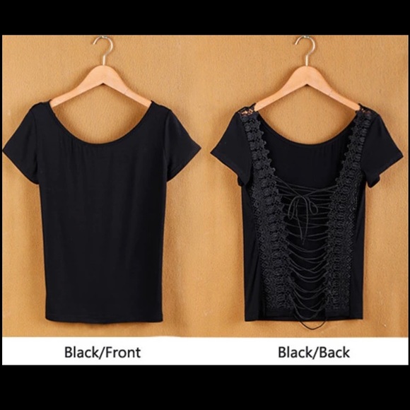 Black Corset Shirt - Picture 5 of 6