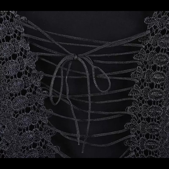 Black Corset Shirt - Picture 4 of 6