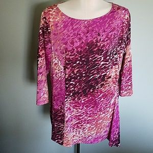 Silky smooth Mark Zunino tunic 1X