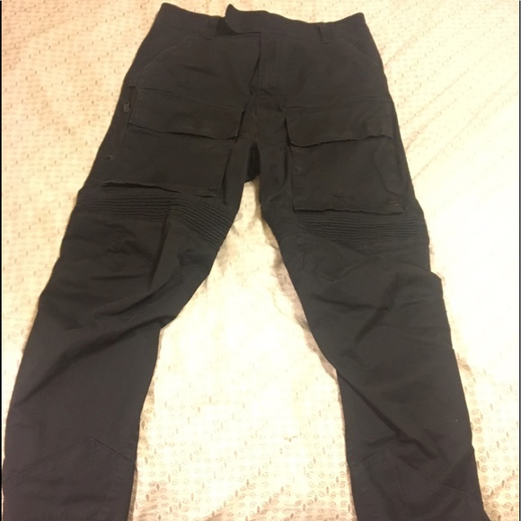Black cargo Gstar pants