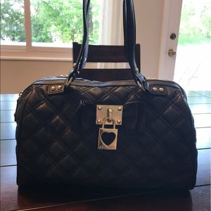 Betsey Johnson black leather purse