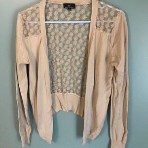 Tan Cardigan.