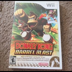 Donkey Kong Barrel Blast Wii