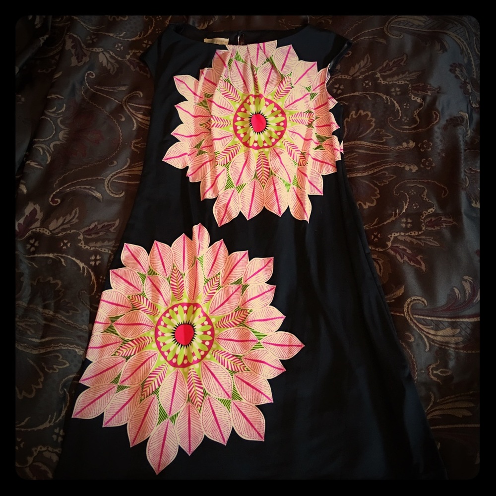 Spring dress with flower design